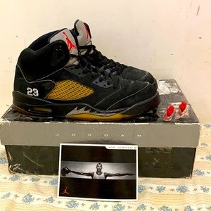 Nike Air Jordan V (5) black size 10.5
